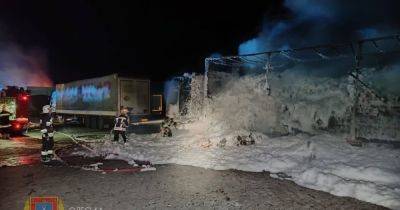 Одесщина снова подверглась воздушной атаке: двое раненых, загорелись грузовики (ФОТО)