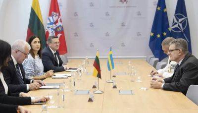 Реджеп Тайип Эрдоган - Арвидас Анушаускас - Министр обороны Литвы обсудил с послом Швеции военное сотрудничество - obzor.lt - Украина - Турция - Швеция - Литва - Вильнюс - Финляндия - Стокгольм