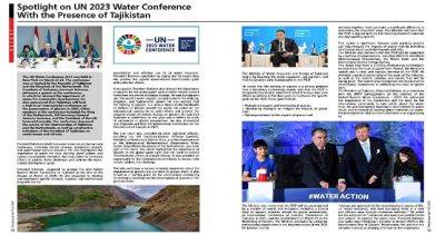 В журнале «Trends» опубликована статья о Водной конференции Организации Объединенных Наций 2023 года с участием Таджикистана