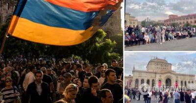 Война в Карабахе – в Армении продолжается антиправительственная акция протеста – Пашинян сдал Карабах – видео
