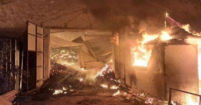 Масштабные пожары: россияне обстреляли инфраструктуру Николаевской и Черкасской областей
