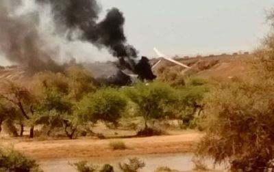 Появилось видео аварии самолета "вагнеровцев" в Мали