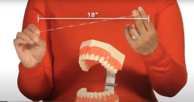 Три простых шага. Назван самый эффективный способ чистить зубы зубной нитью (видео)