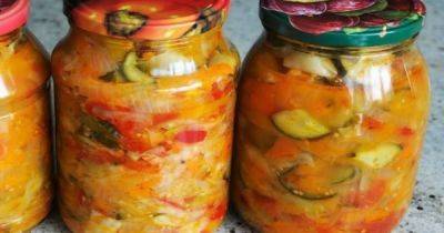 Салат "Охотничий": рецепт вкусной овощной заготовки на зиму - focus.ua - Украина