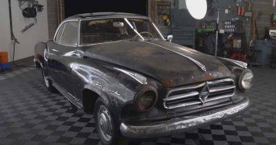 Бывший конкурент Mercedes и BMW: в сарае нашли редкое немецкое авто 50-х (видео)