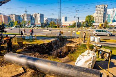 В Слободском районе Харькова завершают замену тепломагистрали (фото)