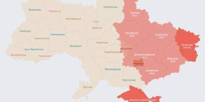 На востоке Украины объявлена воздушная тревога из-за угрозы баллистики