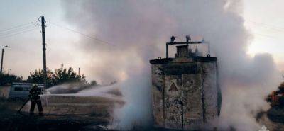 В поселке под Северодонецком произошел пожар: огнем уничтожена КТП - фото