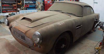 Заброшенное сокровище: культовый Aston Martin за $500 000 простоял 40 лет в гараже (видео)