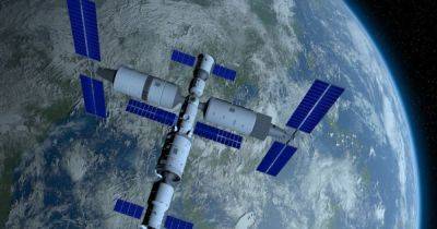 Китайская космическая станция "Тяньгун": на новых кадрах показано, как она строилась (видео)