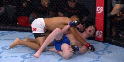 Сцена не для слабонервных. Американский боец получил жуткую травму в дебютном поединке в MMA — видео
