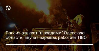 Россия атакует "шахедами" Одесскую область: звучат взрывы, работает ПВО
