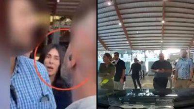 Видео: Регев приказала персональному водителю ехать, несмотря на людей перед машиной