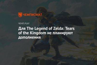 Для The Legend of Zelda: Tears of the Kingdom не планируют дополнения