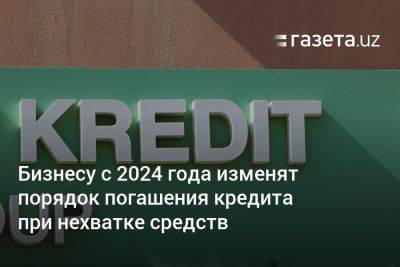 Бизнесу изменят порядок погашения кредита при нехватке средств с 2024 года