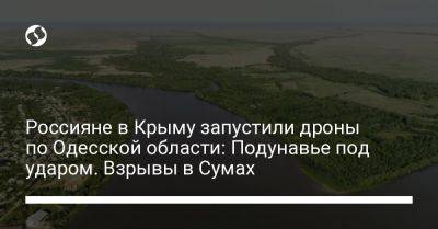 Россияне в Крыму запустили дроны по Одесской области: Подунавье под ударом. Взрывы в Сумах