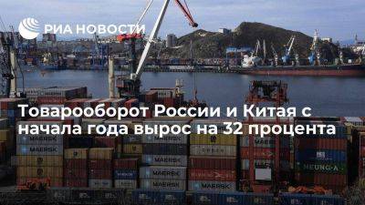 Товарооборот России и КНР за январь-август вырос до 155,1 миллиарда долларов