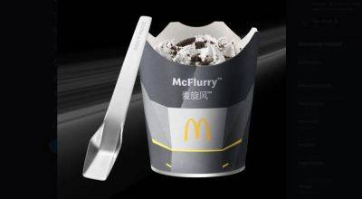 Tesla в Китае в сотрудничестве с McDonald’s выпустила ложку для McFlurry в стиле Cybertruck, которую Маск изначально назвал фейком