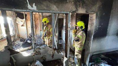 Житель Арада сгорел заживо в пожаре: пытался выпрыгнуть из окна, но не смог