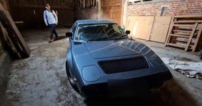 В заброшенном особняке нашли очень редкий спорткар 80-х в идеальном состоянии (видео)