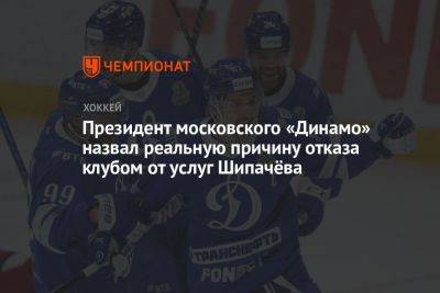 Президент московского «Динамо» назвал реальную причину отказа клубом от услуг Шипачёва