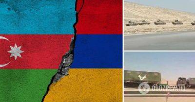 Нагорный Карабах конфликт – Азербайджан перебрасывает войска к границе с Арменией – видео