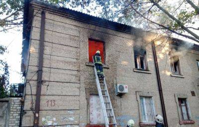 В Лисичанске сгорела квартира
