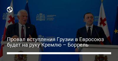 Провал вступления Грузии в Евросоюз будет на руку Кремлю – Боррель