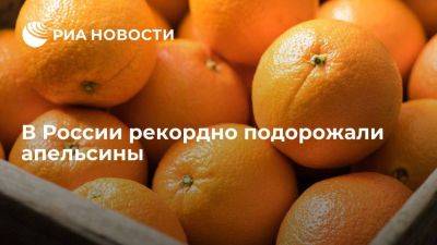 В России сильнее всего подорожали апельсины