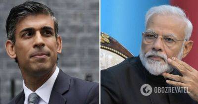 Переговоры Сунак Моди – Сунак призовет Индию повлиять на Россию в вопросе войны против Украины