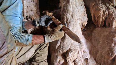 В Израиле в пещере нашли мечи времен Древнего Рима - фото