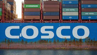 Суда китайской Cosco Shipping Lines прекратят посещать израильские порты