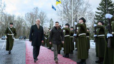 Зеленский в Таллине встретился с президентом Эстонии