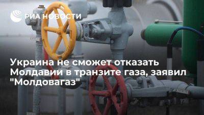 Чебан: Украина не может отказать Молдавии в транзите российского газа