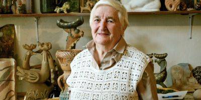 На 101-м году жизни. Умерла художница Оксана Грудзинская, автор панно в вестибюле станции метро Крещатик