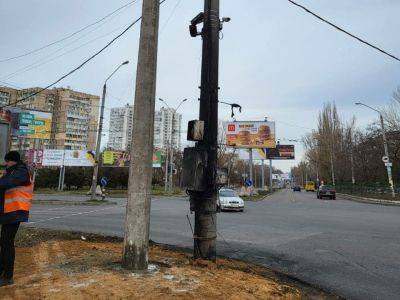 На перекрестке Глушко и Небесной сотни не работают светофоры | Новости Одессы