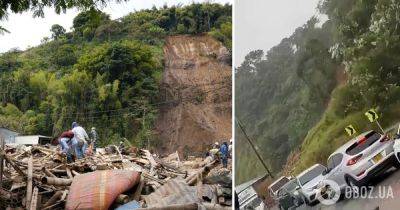 Сдвиг почвы в Колумбии – видео – погибли 33 человека в Колумбии в результате оползня | OBOZ.UA
