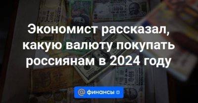Экономист рассказал, какую валюту покупать россиянам в 2024 году