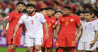 Национальная сборная Таджикистана сыграла в ничью со сборной Китая