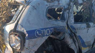 Враг дроном атаковал полицейских в Херсонской области, есть пострадавший