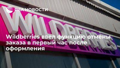 Маркетплейс Wildberries ввел функцию отмены заказа в первый час после оформления - smartmoney.one - Россия - Wildberries
