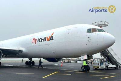 В аэропорту Ташкента встретили первый самолет авиакомпании Fly Khiva - podrobno.uz - Китай - Узбекистан - Гонконг - Турция - Индия - Эмираты - Ташкент - Стамбул - Исландия - Дели - Рейкьявик