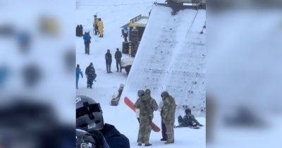 На горнолыжный курорт Драгобрат нагрянули представители ТЦК (фото, видео)