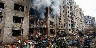 Обстрел Киева 2 января. В Соломенском районе полностью разрушено семь квартир — ГСЧС