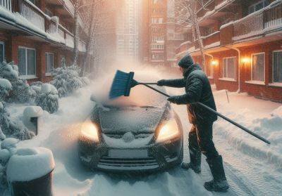 Советы водителям зимой – почему не надо смахивать снег дворниками