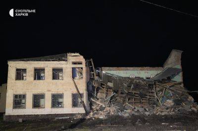 Удар по Харькову - разрушена школа, поврежден водопровод - фото