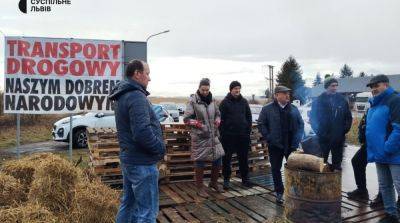 Польские фермеры возобновили блокаду пункта пропуска на границе с Украиной