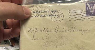 "Боже мой": письмо, отправленное в 1943 году, нашло своего получателя (фото, видео)