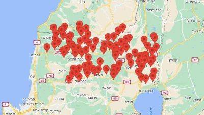 Массированный обстрел севера Израиля из Ливана: выпущены десятки ракет