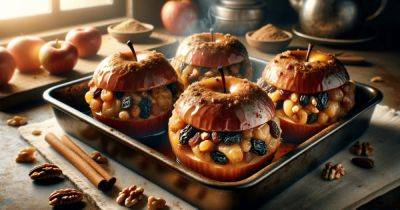 Запеченные яблоки с корицей, медом и орехами: вкусный и полезный десерт